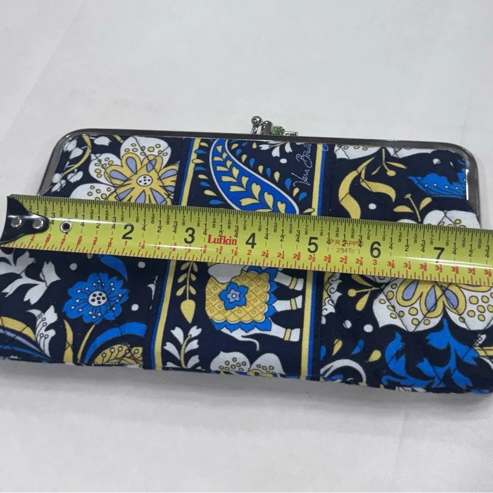 NWT | Vera Bradley| Kisslock Clutch/ Wallet Elephant Print | Rare Vintage - Picture 3 of 8